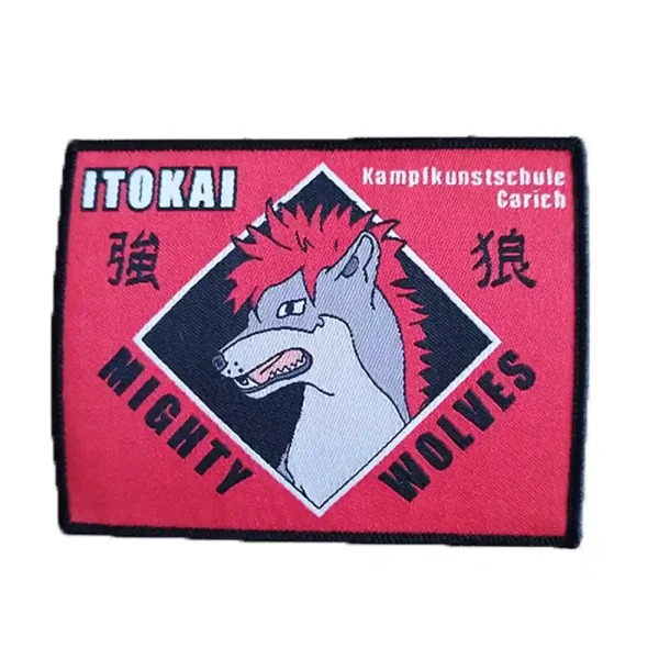 www.itokai.at - Itokai Kampfkunstschule Carich - Shop - Mighty Wolves Patch